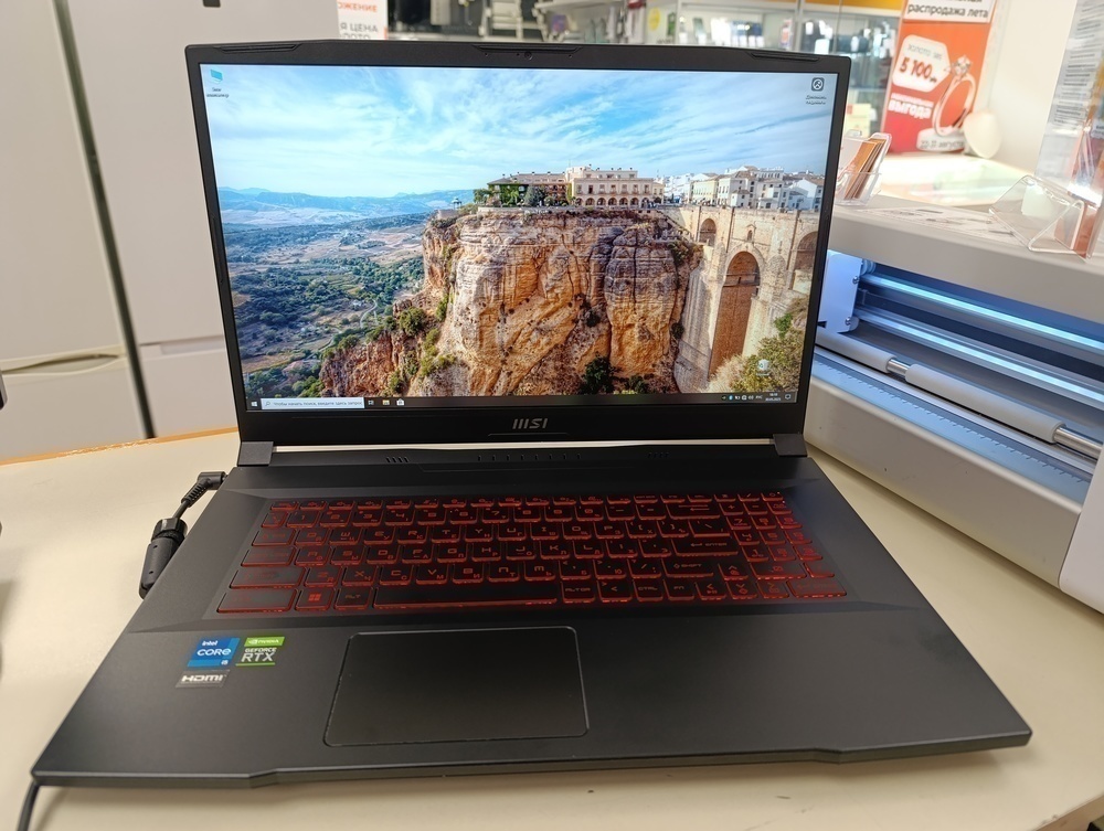 Ноутбук MSI GF76; Core I5-12450H, GeForce RTX 3050, 16 Гб, 512 GB, Нет