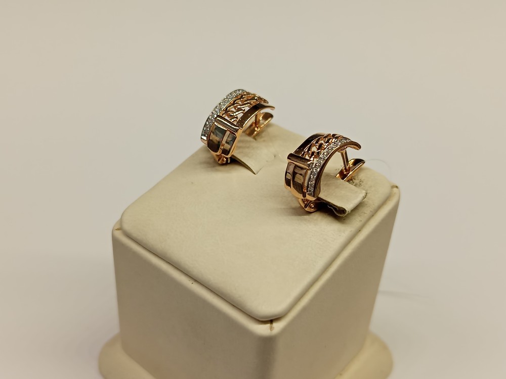 СЕРЬГИ С КАМНЯМИ (Au 585)