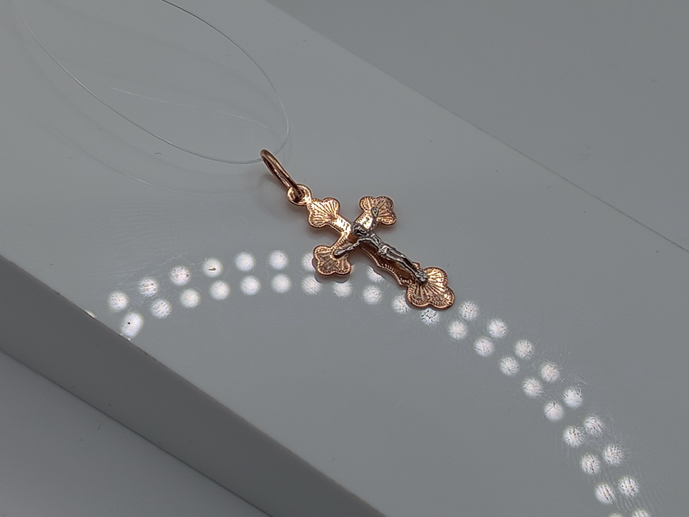 ПОДВЕСКА КРЕСТ (Au 585)