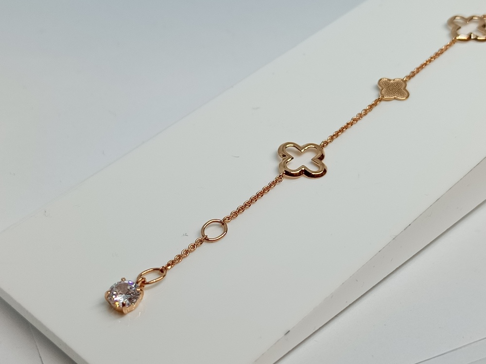 БРАСЛЕТ С КАМНЕМ (Au 585)