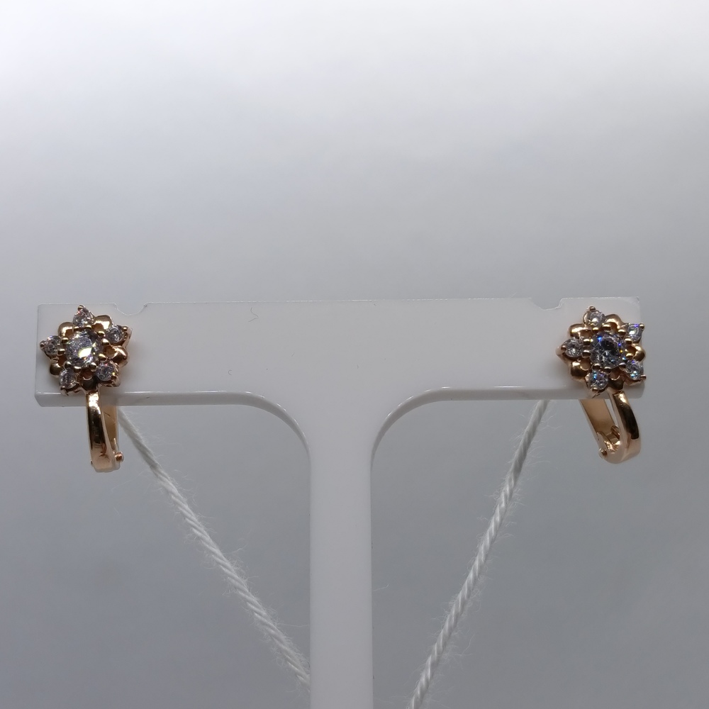 СЕРЬГИ С КАМНЯМИ (Au 585)