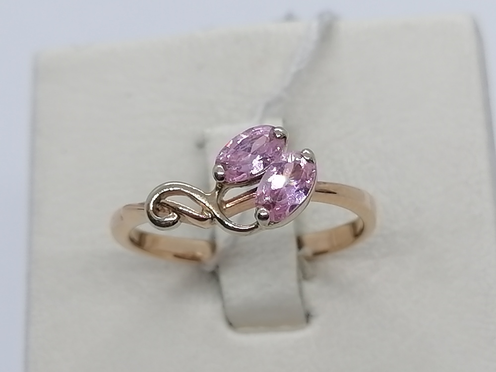 КОЛКМИ585 КОЛЬЦО С КАМНЯМИ (Au 585)