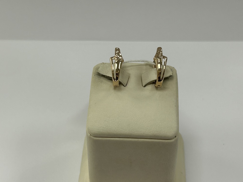 СБКМ585 СЕРЬГИ БЕЗ КАМНЯ (Au 585)