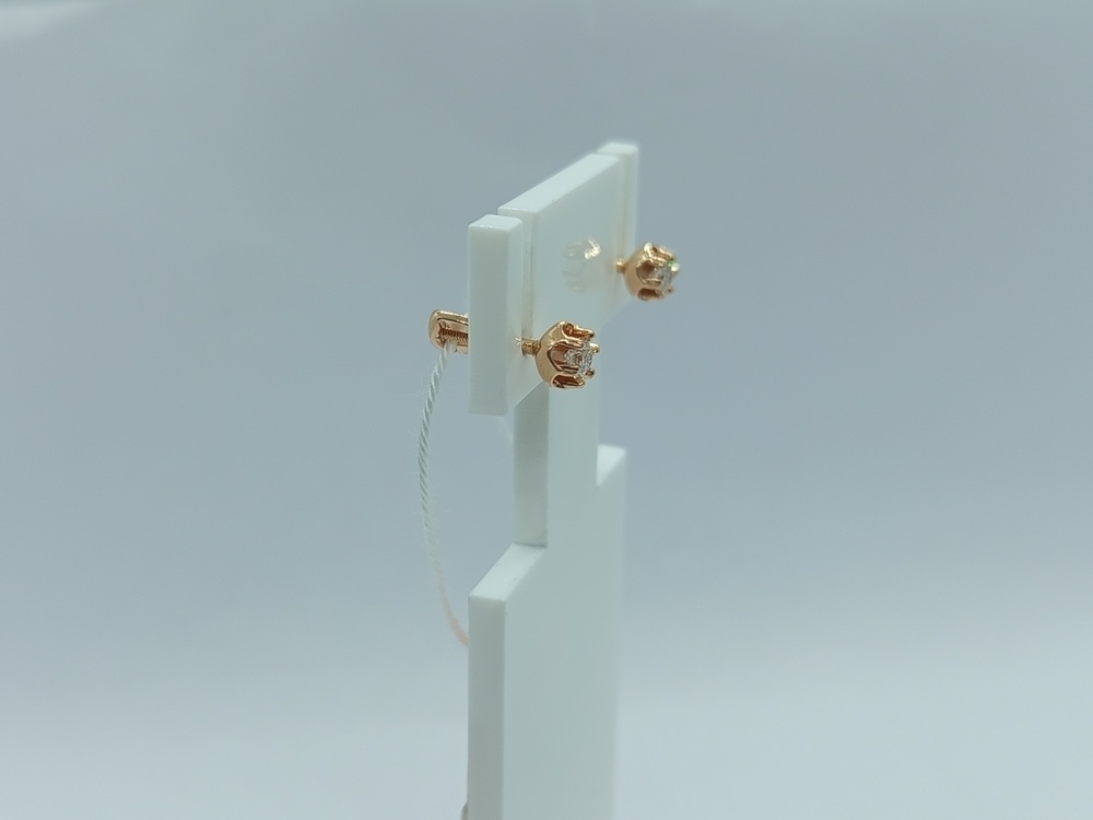 СЕРЬГИ БРИЛЛИАНТ (Au 585)