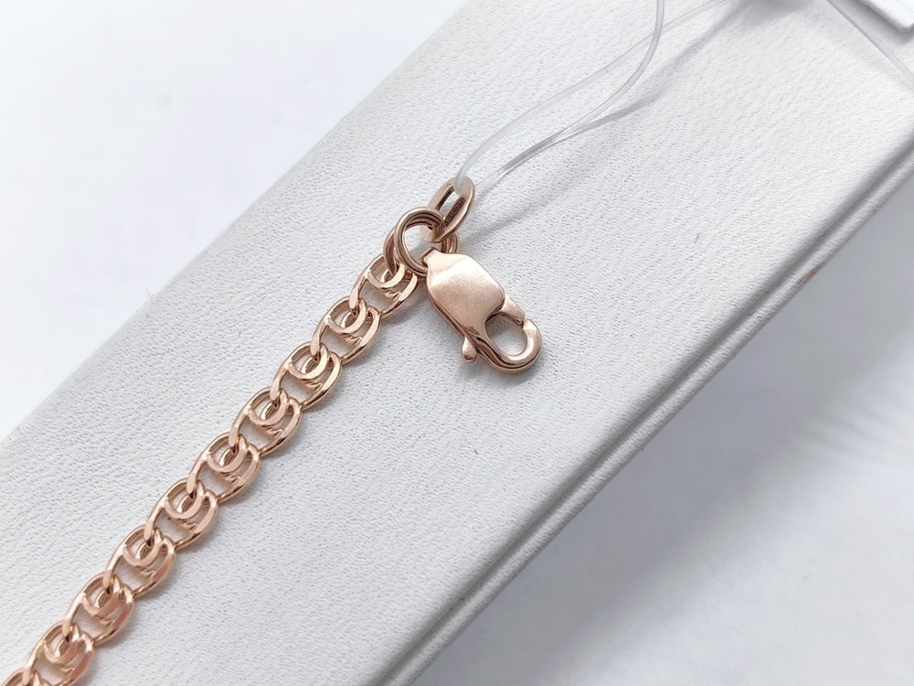 НБ 12-087 БРАСЛЕТ ПОЛНОВЕСНЫЙ Лав (Au 585)