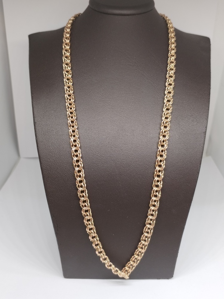 ЦЕПЬ ПУСТОТЕЛАЯ Бисмарк (Au 585)