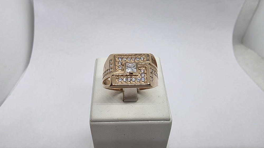 ПЕЧАТКА С КАМНЯМИ (Au 585)