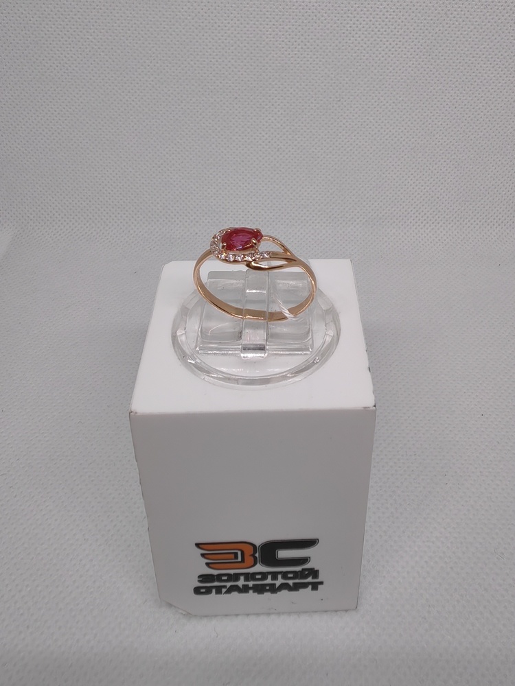 КОЛКМИ585 КОЛЬЦО С КАМНЯМИ (Au 585)