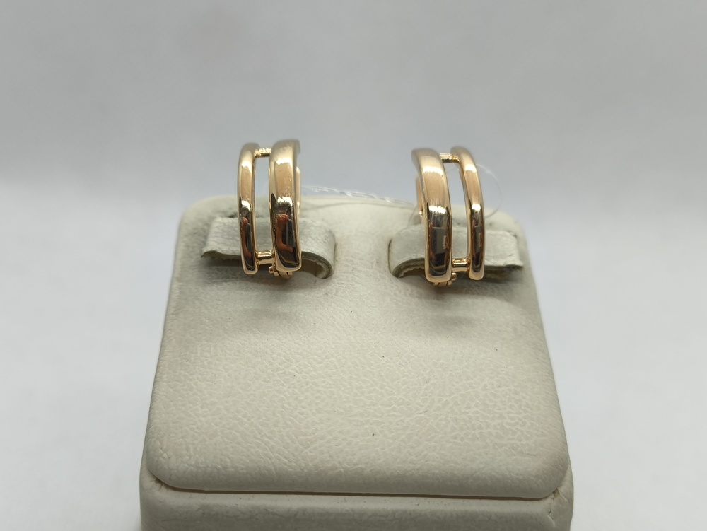 СЕРЬГИ БЕЗ КАМНЯ (Au 585)