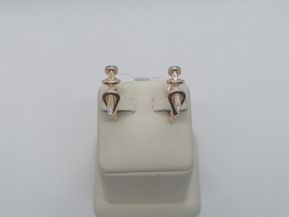 СЕРЬГИ С КАМНЯМИ (Au 585)