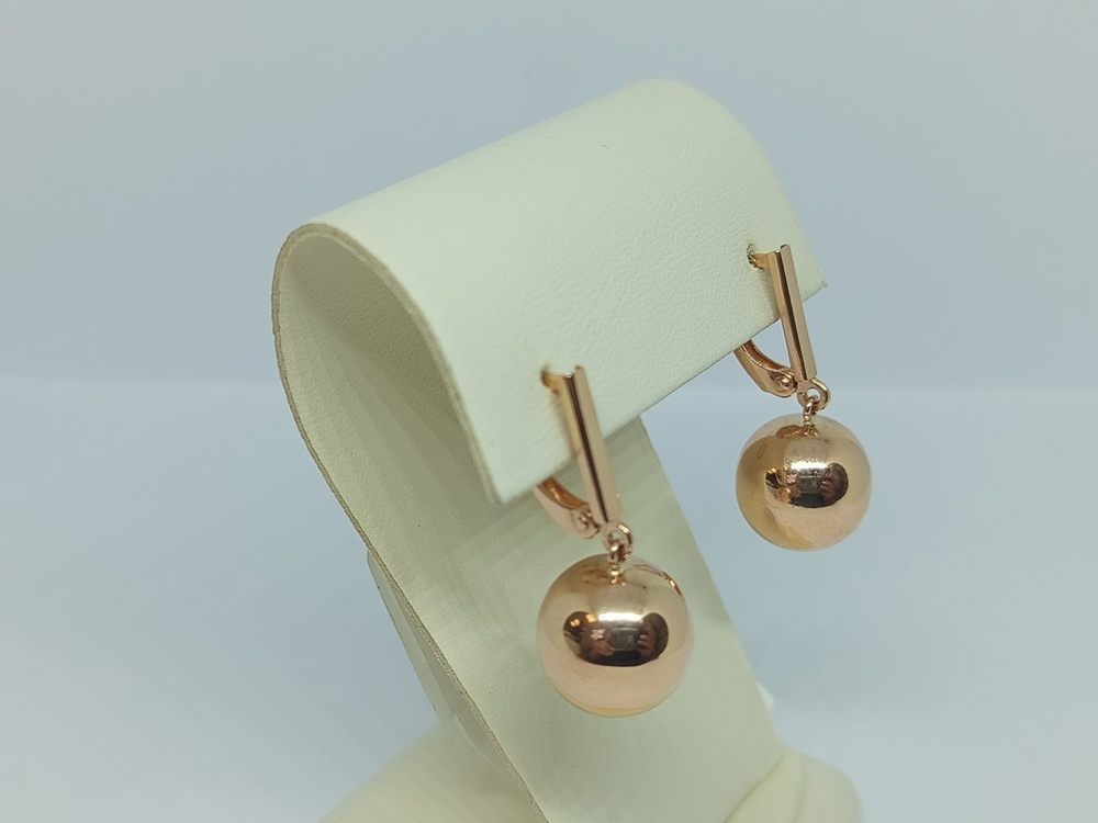 СЕРЬГИ БЕЗ КАМНЯ (Au 585)