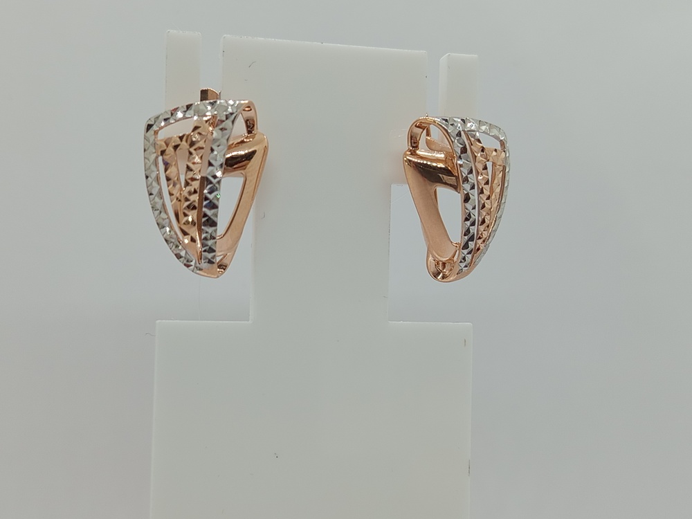 СЕРЬГИ БЕЗ КАМНЯ (Au 585)