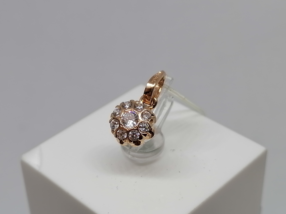 ПОДВЕСКА С КАМНЯМИ (Au 585)