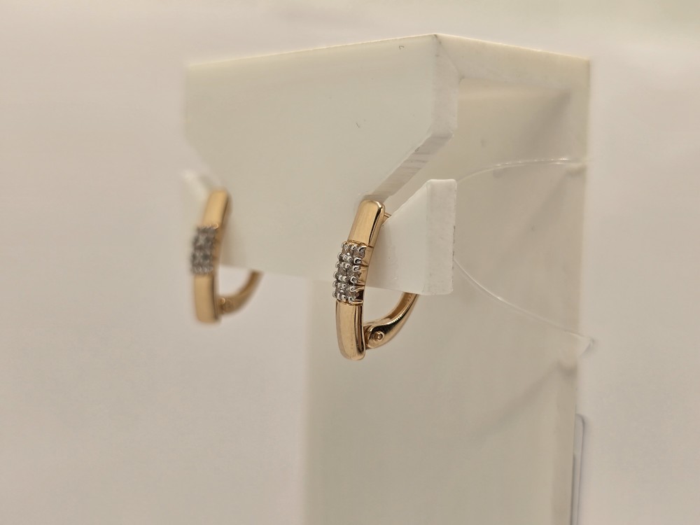 СЕРЬГИ С КАМНЯМИ (Au 585)