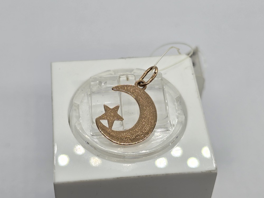 ПОДВЕСКА ПОЛУМЕСЯЦ без камня (Au 585)