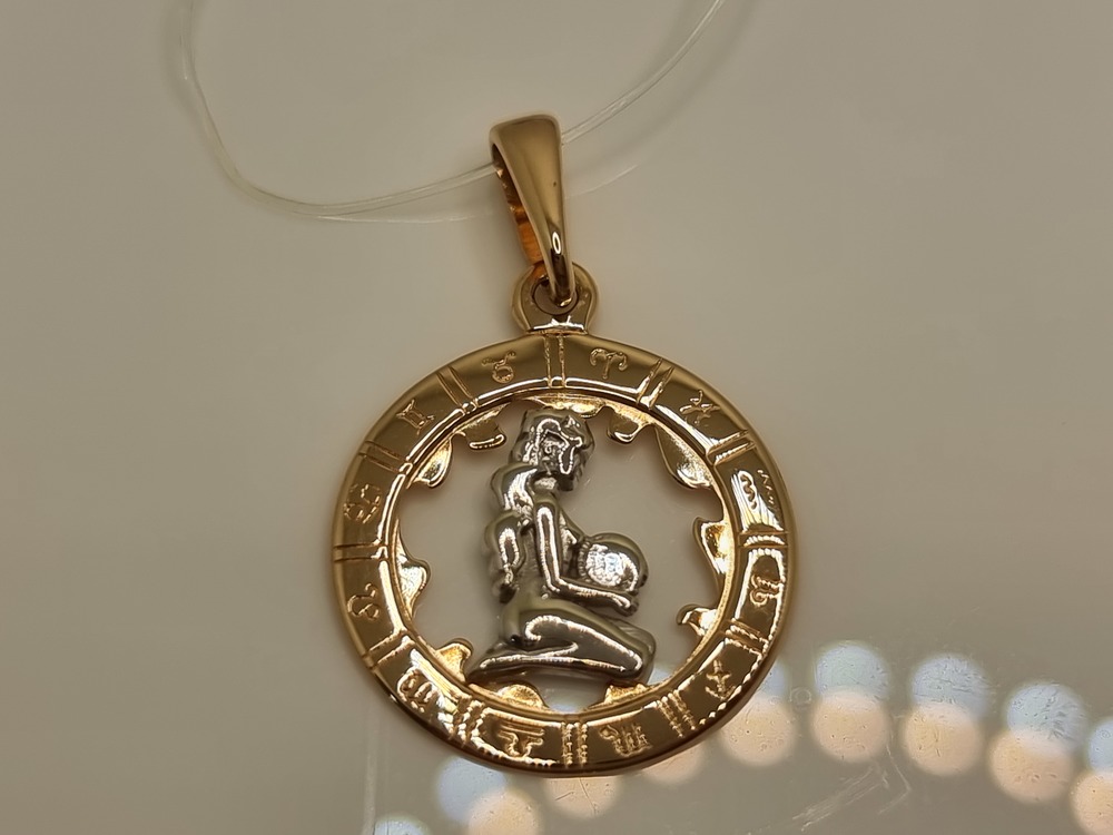 ПОДВЕСКА ЗНАК ЗОДИАКА ДЕВА (Au 585)