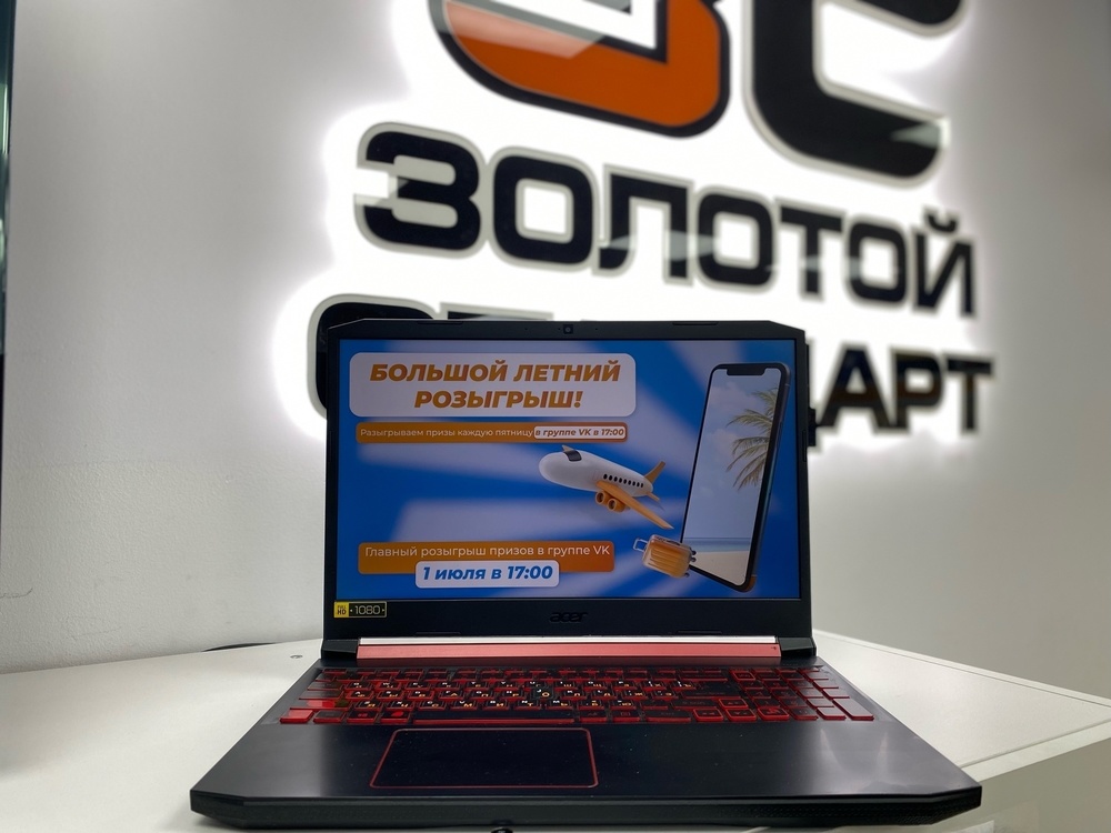 Ноутбук Acer acer nitro 5 an515-43-r45p; Ryzen 5 3550H, GeForce GTX 1650, 16 Гб, 256 Гб, 1 Tb