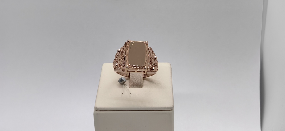 КОЛЬЦО ПЕЧАТКА без камня (Au 585)