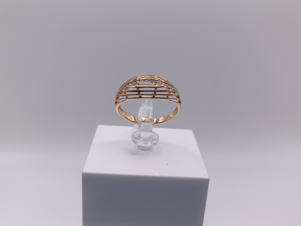 КОЛКМИ585 КОЛЬЦО С КАМНЯМИ (Au 585)
