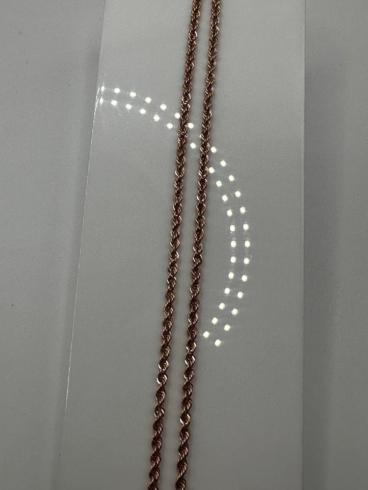 ЦЕПЬ ПУСТОТЕЛАЯ Веревка (Au 585)