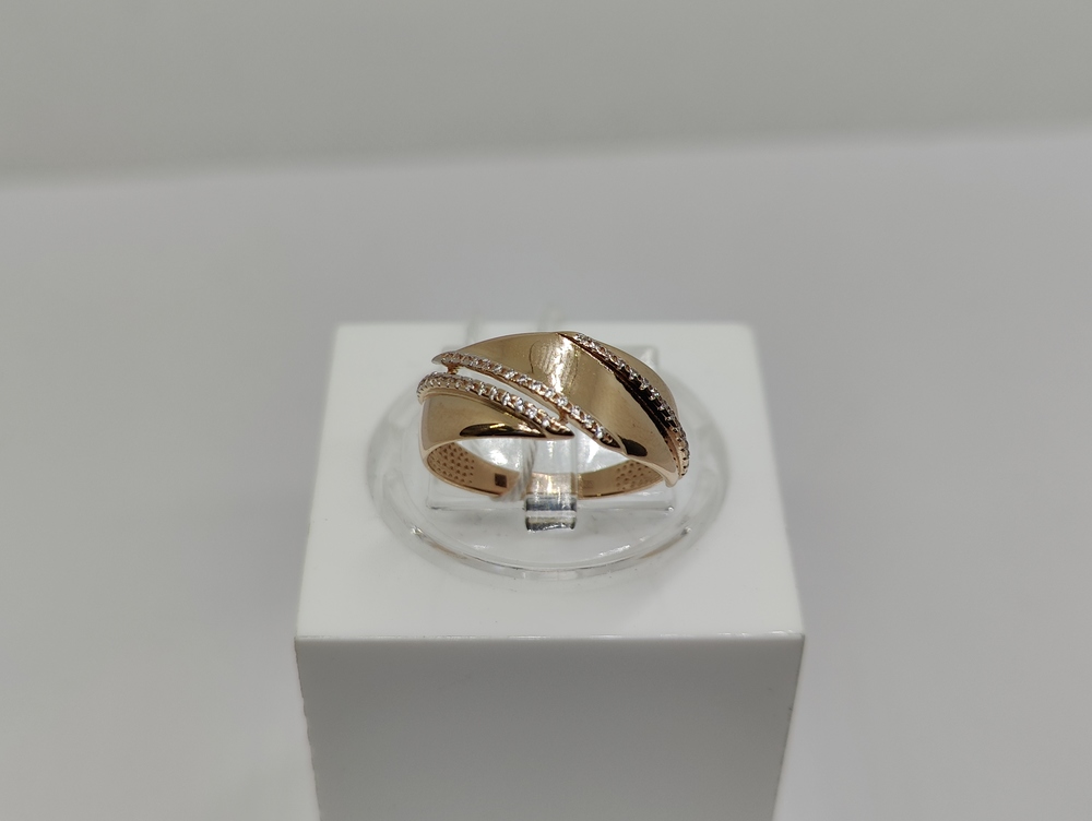 КОЛКМИ585 КОЛЬЦО С КАМНЯМИ (Au 585)