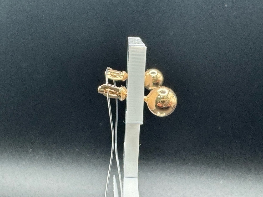 СЕРЬГИ ПУСЕТЫ без камня (Au 585)