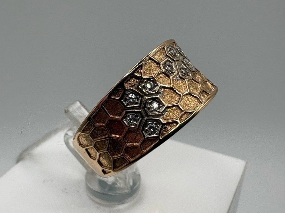 КОЛКМИ585 КОЛЬЦО С КАМНЯМИ (Au 585)