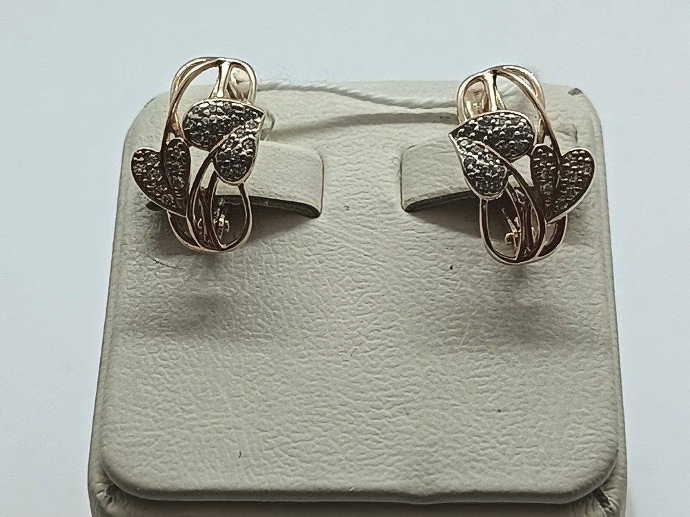 СКМИ585 СЕРЬГИ С КАМНЯМИ (Au 585) СКМИ585 СЕРЬГИ С КАМНЯМИ (Au 585)