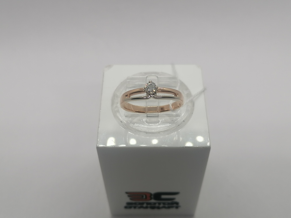 КОЛЬЦО БРИЛЛИАНТ Au 585