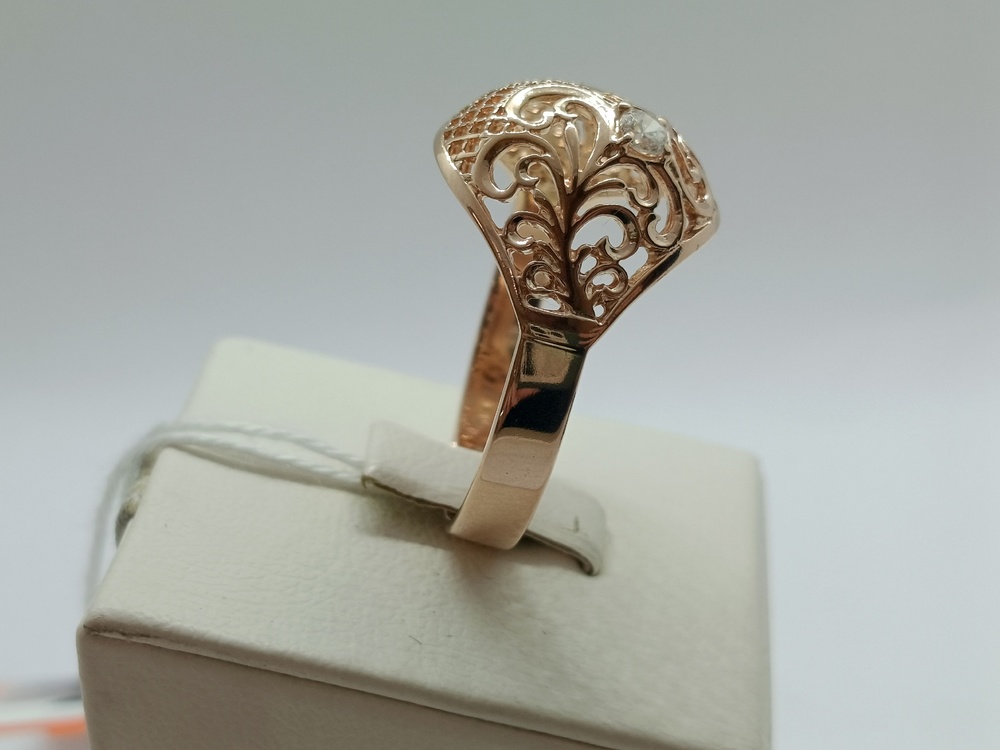 КОЛЬЦО С КАМНЕМ (Au 585)