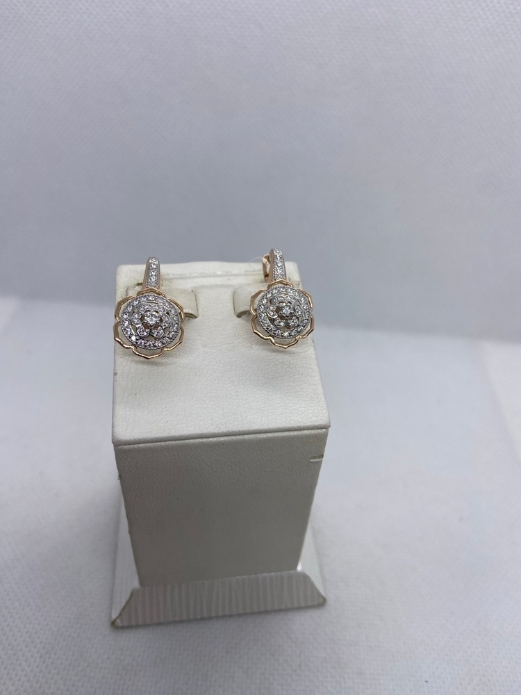 СЕРЬГИ С КАМНЯМИ (Au 585)