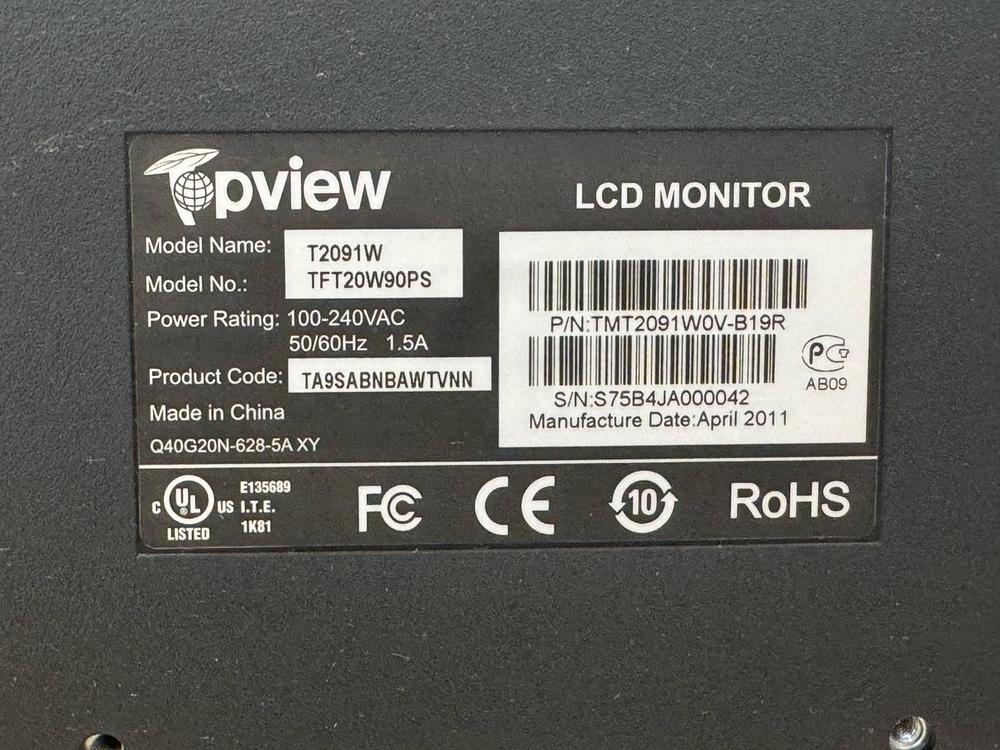 Монитор Topview T2091W