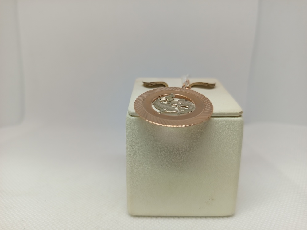 ПОДВЕСКА ЗНАК ЗОДИАКА РЫБЫ Au 585