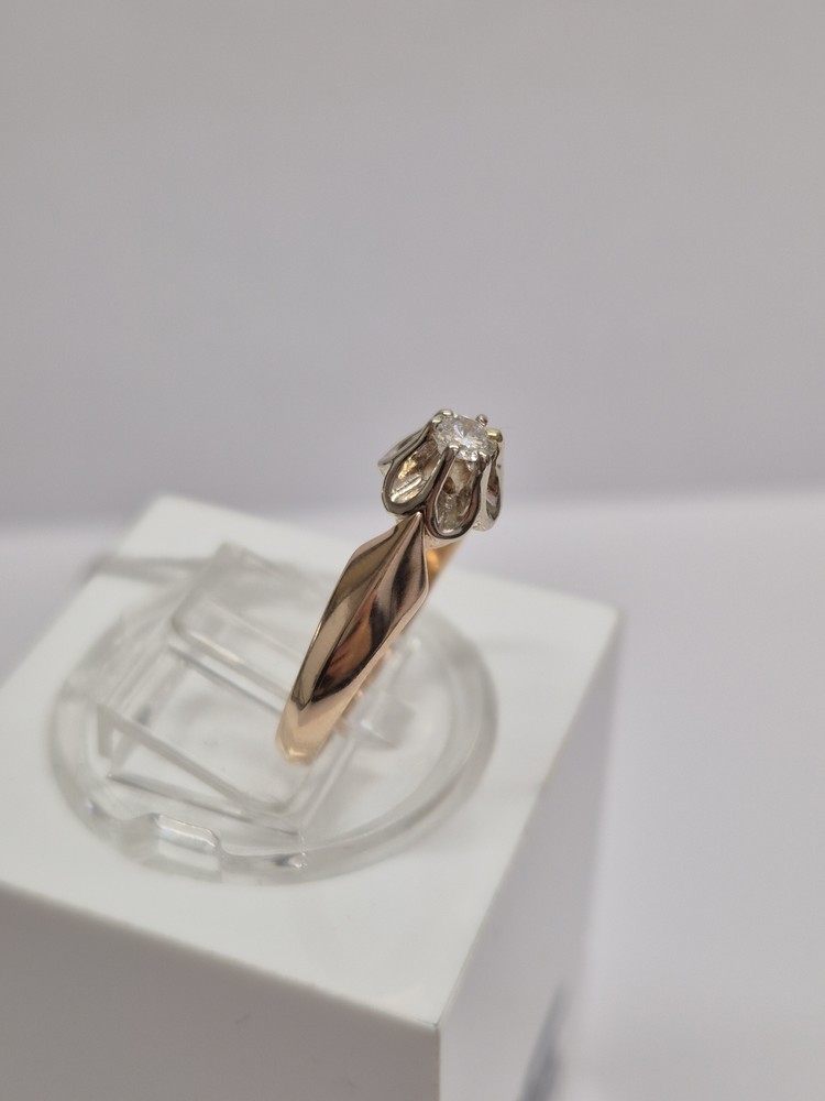 КОЛЬЦО БРИЛЛИАНТ Au 585