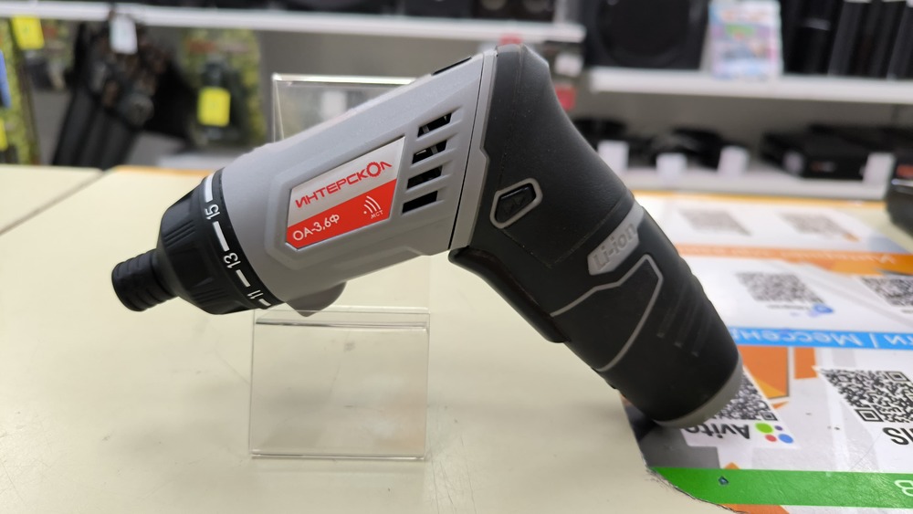 Отвертка электрическая Интерскол ОА-3.6Ф