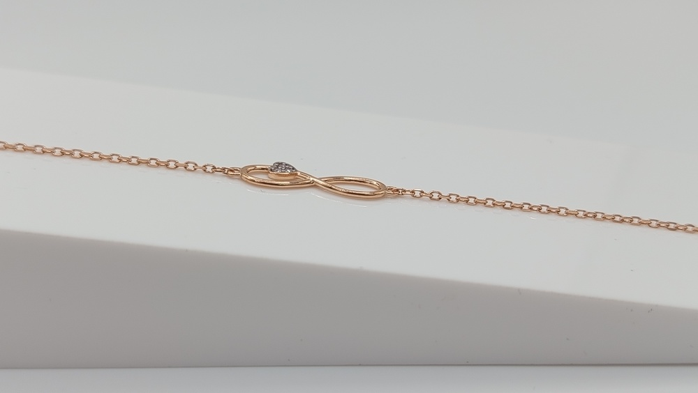 БРАСЛЕТ ФАНТАЗИЯ с камнями (Au 585)