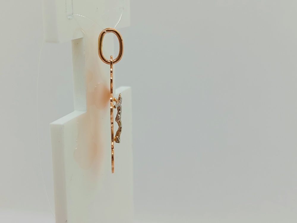 ПОДВЕСКА КРЕСТ без камня (Au 585)