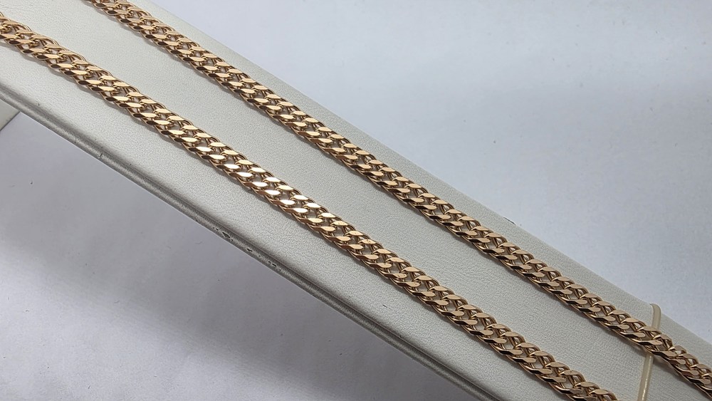 ЦЕПЬ ПОЛНОВЕСНАЯ Ромб двойной (Au 585)