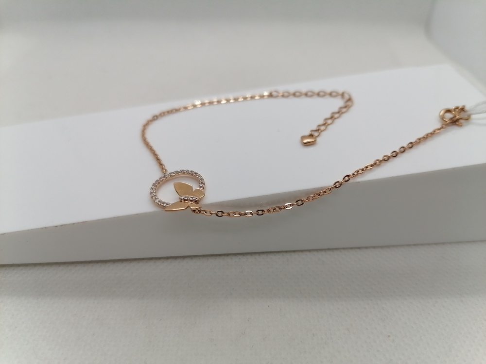 Б585 БРАСЛЕТ С КАМНЯМИ (Au 585)