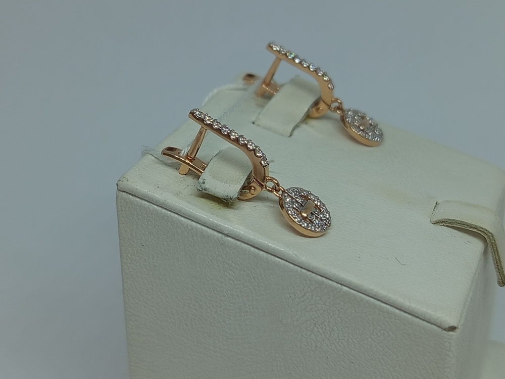 СЕРЬГИ С КАМНЯМИ (Au 585)