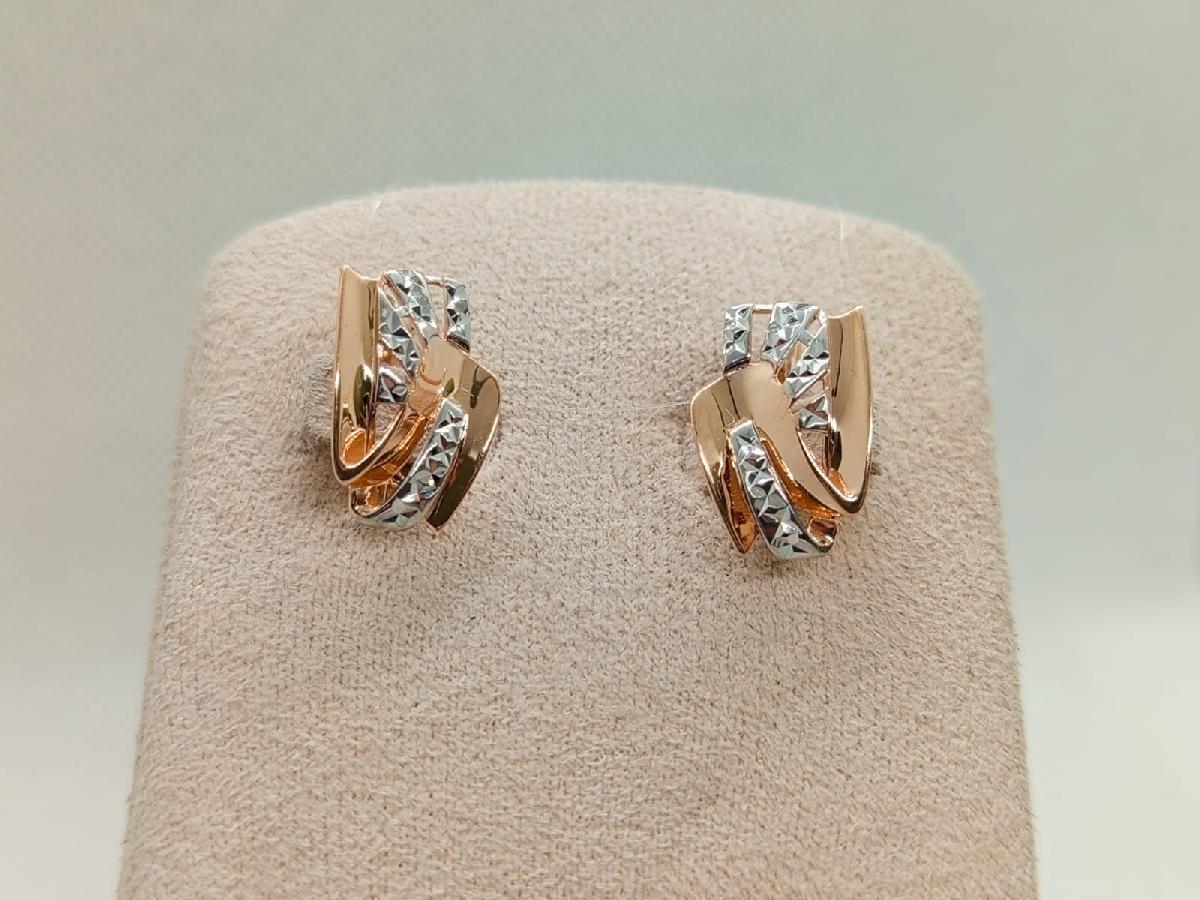 СЕРЬГИ БЕЗ КАМНЯ (Au 585)