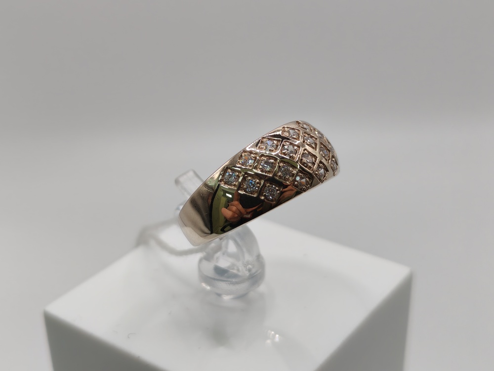 КОЛКМИ585 КОЛЬЦО С КАМНЯМИ (Au 585)