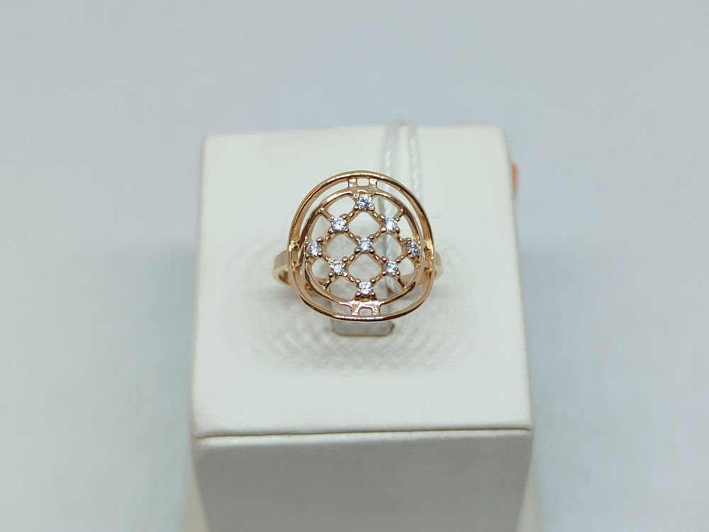 КОЛКМИ585 КОЛЬЦО С КАМНЯМИ (Au 585)