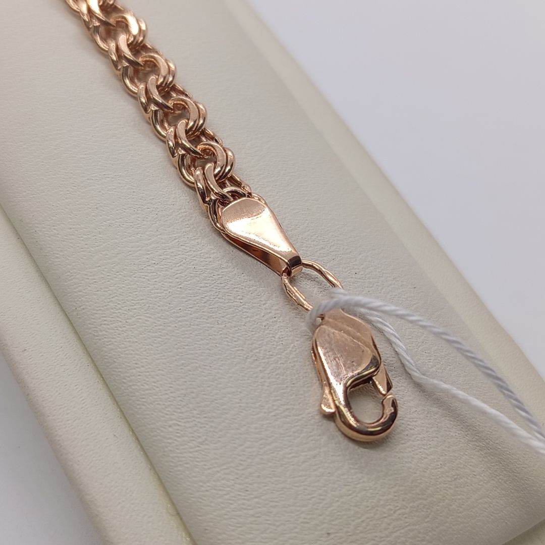 БРАСЛЕТ ПУСТОТЕЛЫЙ Бисмарк Au 585