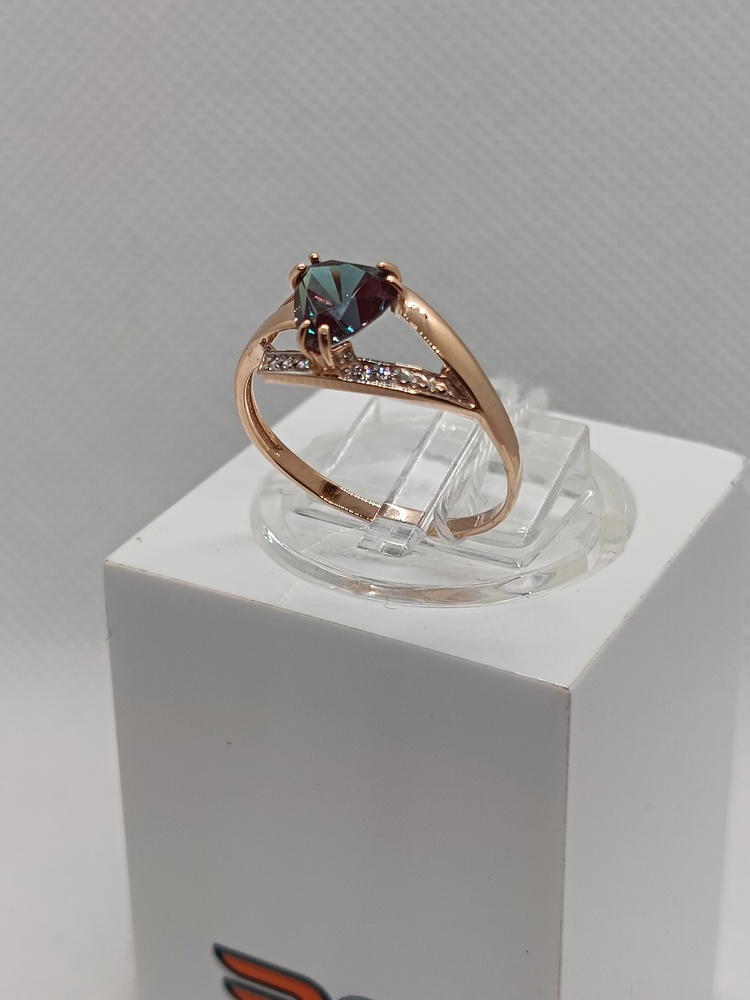 КОЛКМИ585 КОЛЬЦО С КАМНЯМИ (Au 585)