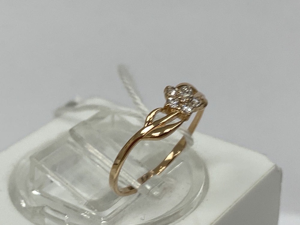 КОЛКМИ585 КОЛЬЦО С КАМНЯМИ (Au 585)