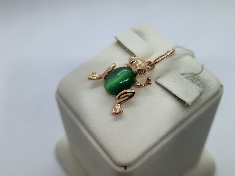 ПОДКМИ585 ПОДВЕСКА С КАМНЯМИ (Au 585)