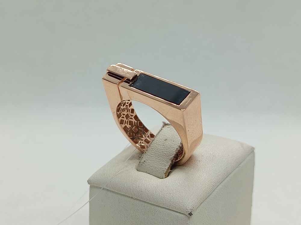 КОЛЬЦО ПЕЧАТКА с камнем (Au 585)