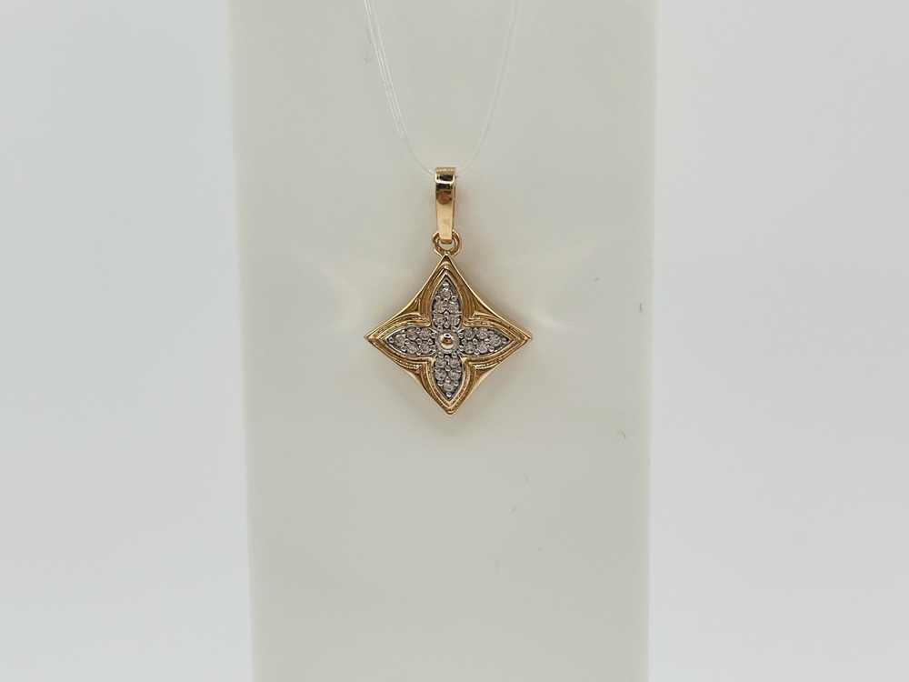 ПОДВЕСКА С КАМНЯМИ (Au 585)