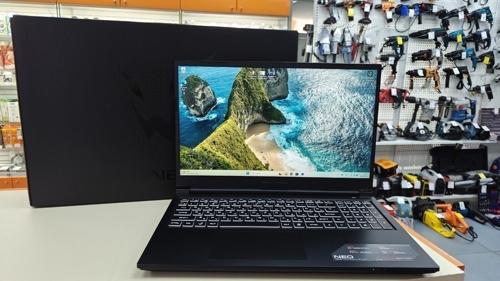 НЕТБУК MSI; Core i5-11260H, GeForce RTX 4050, 16 Гб, 1 Tb, Нет